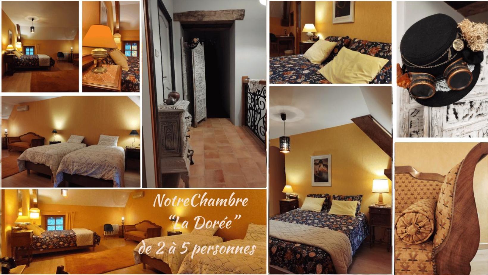 La Baudiniere, Chambre La Doree Bed & Breakfast Boyer Exterior photo